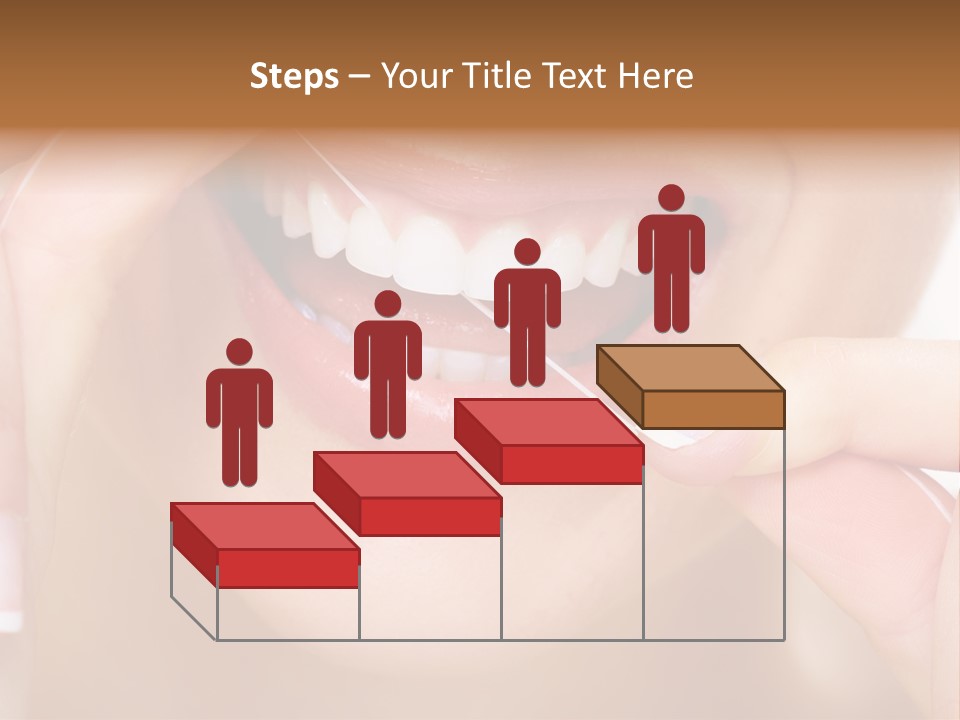 Closeup Whitening People PowerPoint Template
