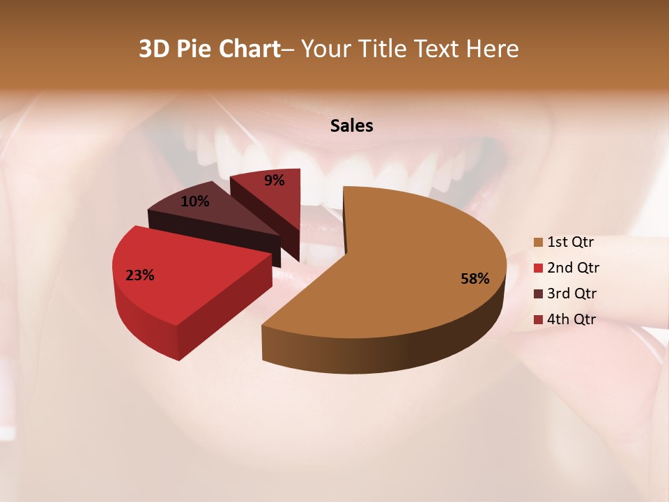 Closeup Whitening People PowerPoint Template