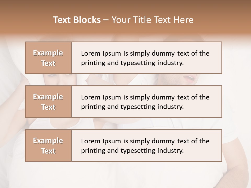 Female Snorer Upset PowerPoint Template