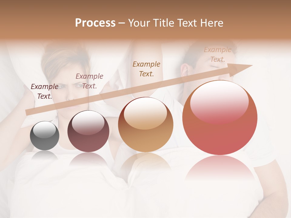 Female Snorer Upset PowerPoint Template