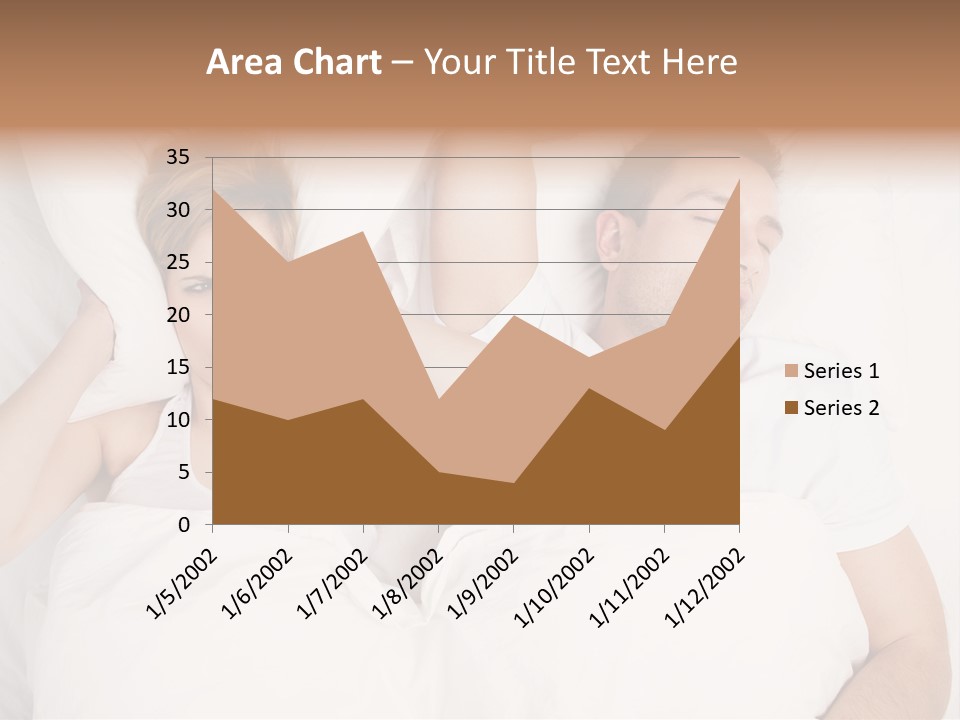 Female Snorer Upset PowerPoint Template