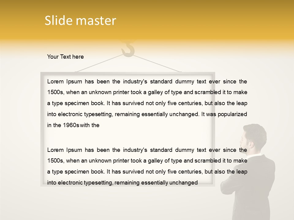 Object Pulley Winch PowerPoint Template