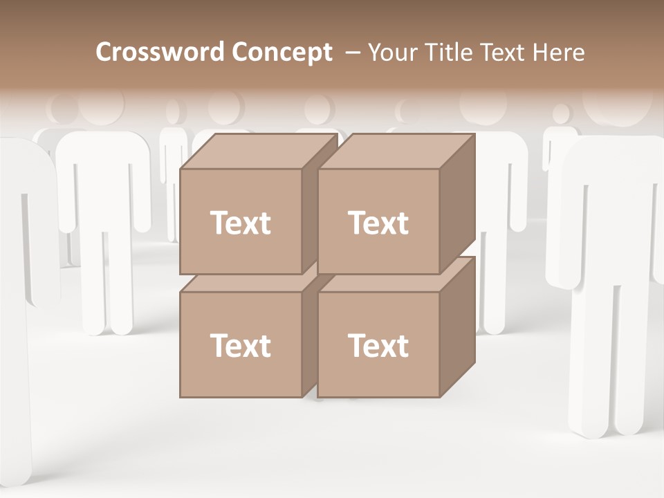 Down Social Concept PowerPoint Template