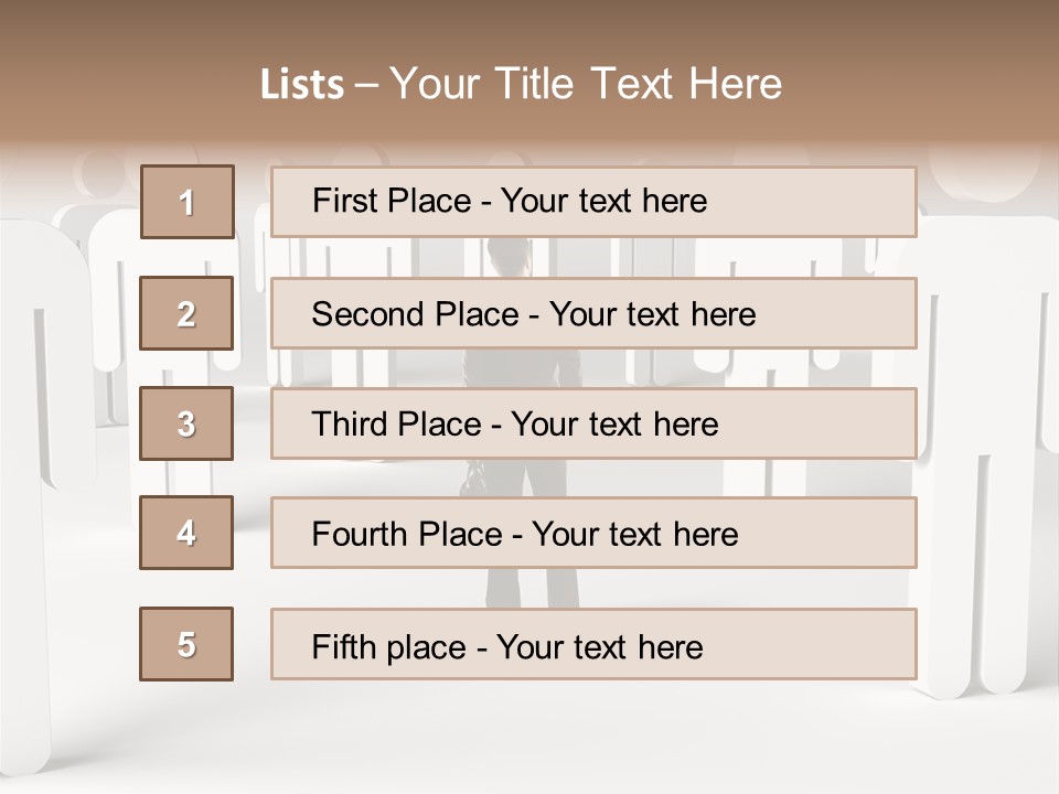 Down Social Concept PowerPoint Template