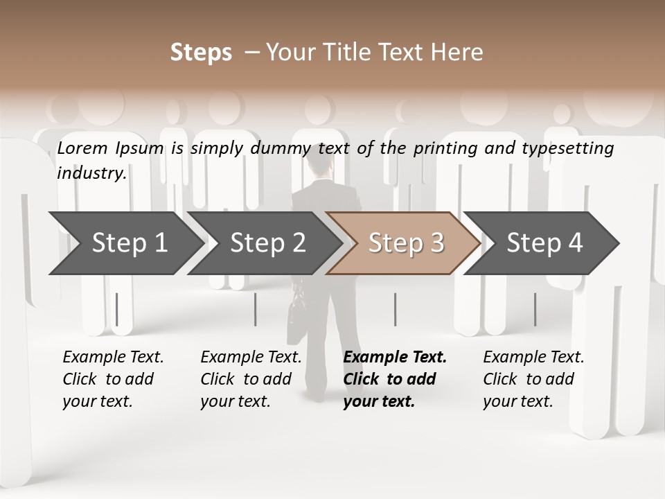Down Social Concept PowerPoint Template