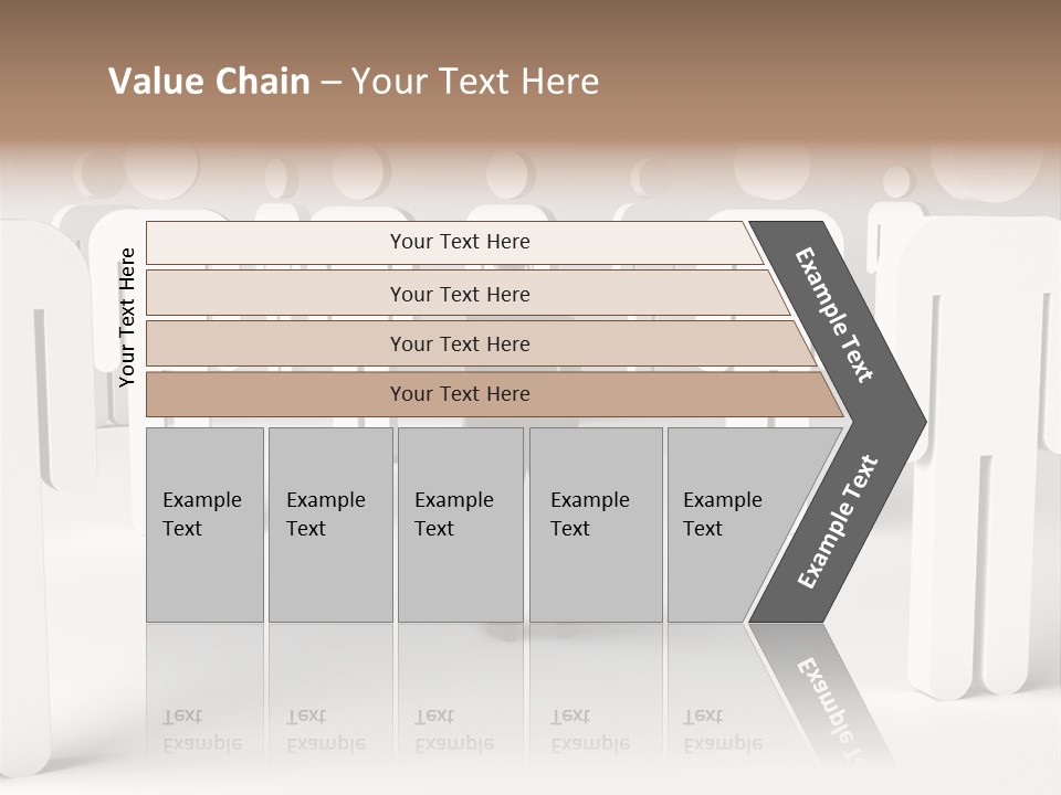 Down Social Concept PowerPoint Template