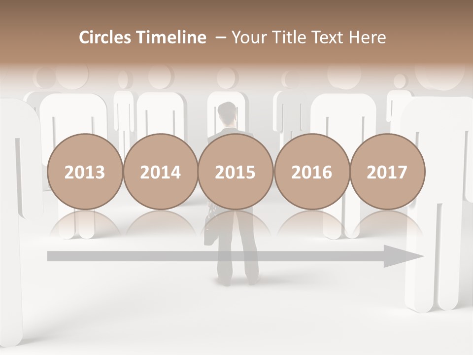 Down Social Concept PowerPoint Template