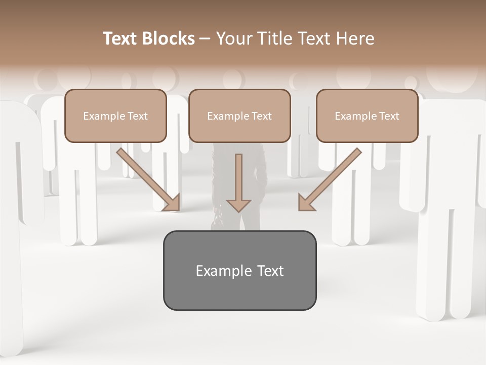 Down Social Concept PowerPoint Template