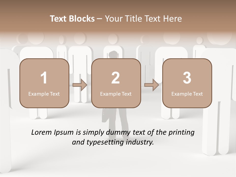 Down Social Concept PowerPoint Template