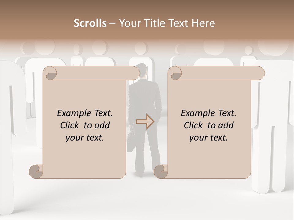 Down Social Concept PowerPoint Template