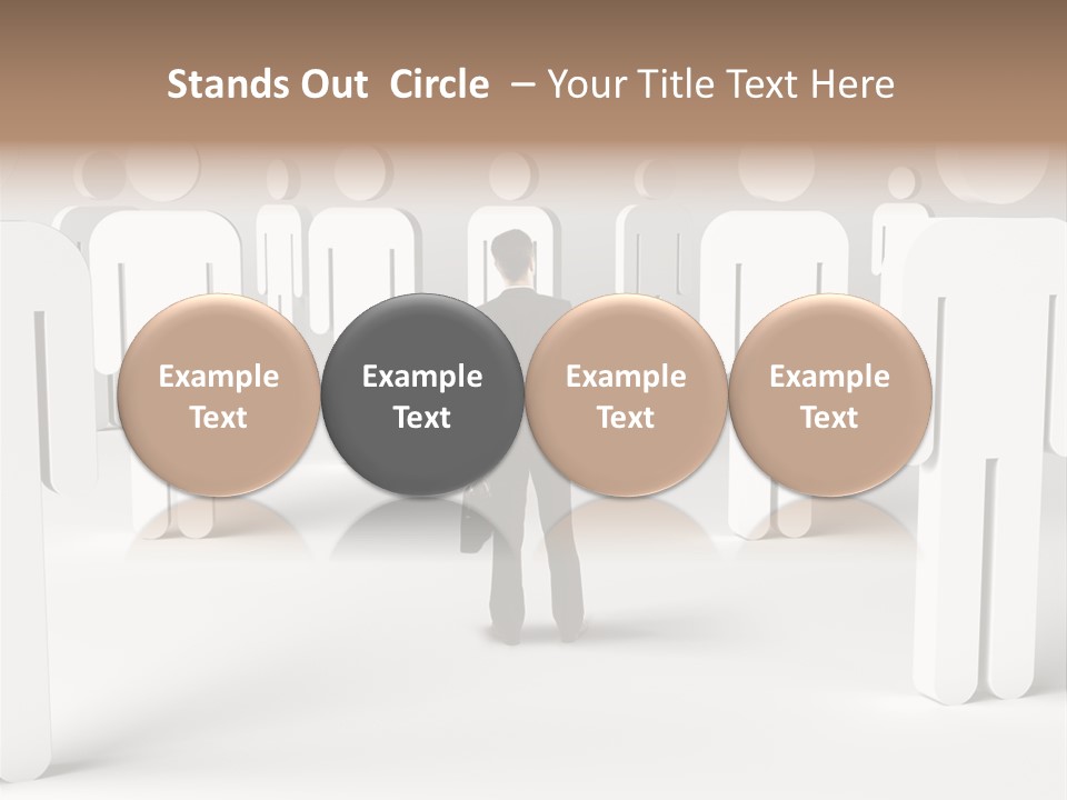 Down Social Concept PowerPoint Template