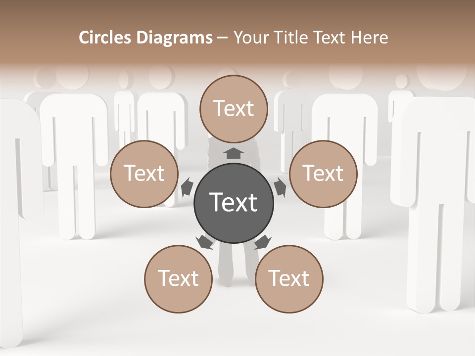 Down Social Concept PowerPoint Template