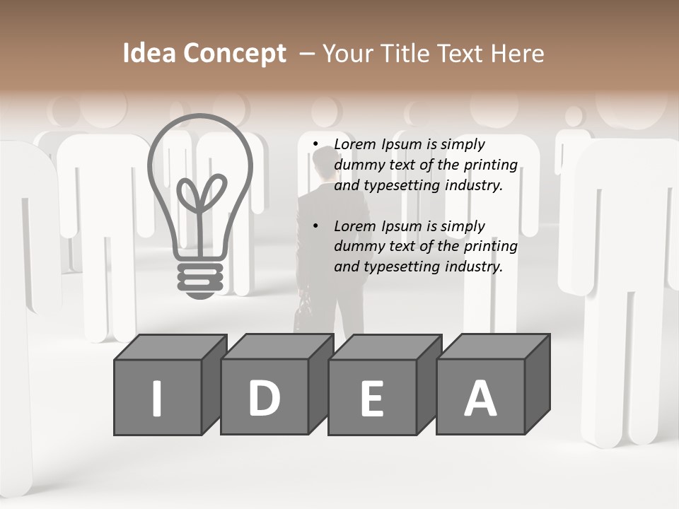 Down Social Concept PowerPoint Template