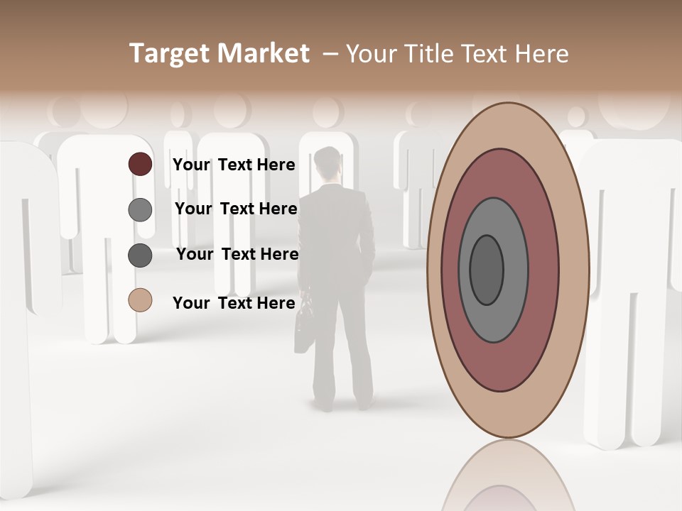 Down Social Concept PowerPoint Template