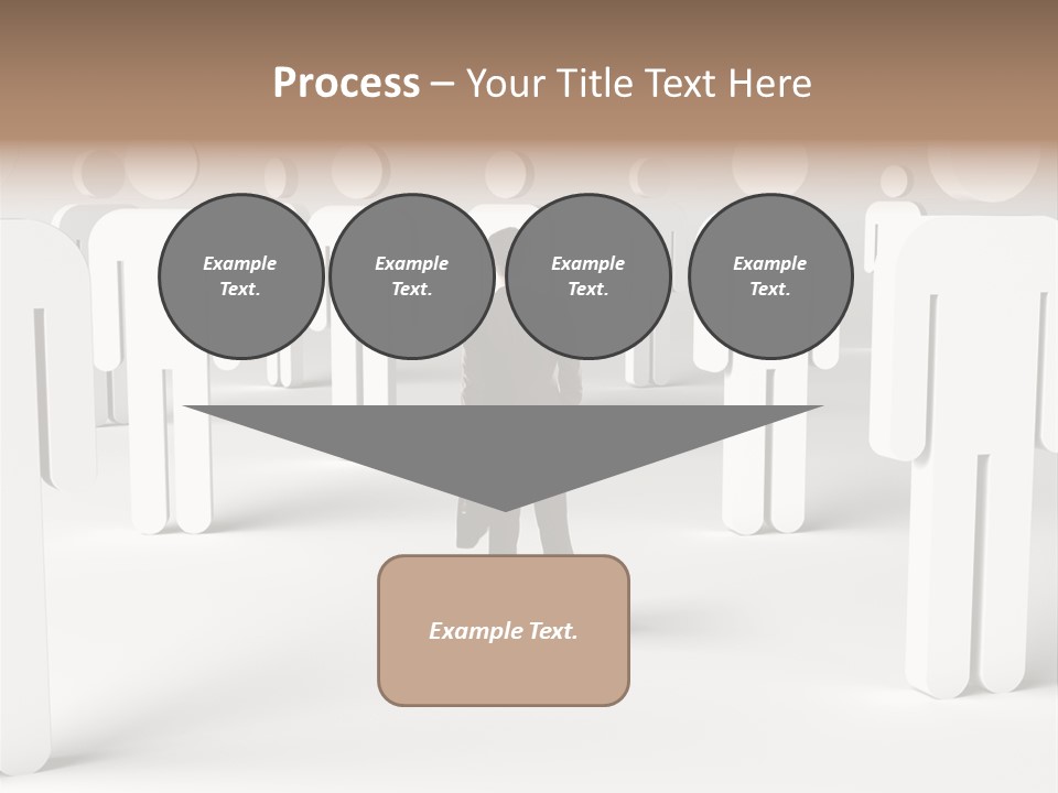 Down Social Concept PowerPoint Template