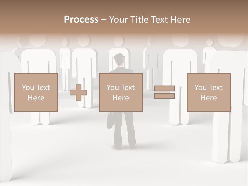 Down Social Concept PowerPoint Template