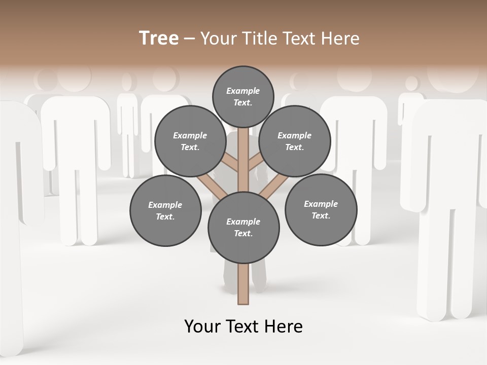 Down Social Concept PowerPoint Template