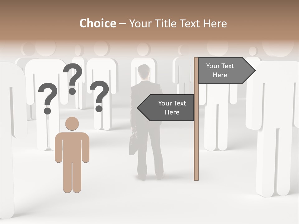 Down Social Concept PowerPoint Template