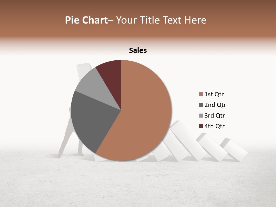 Men Columns White PowerPoint Template
