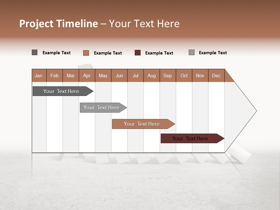 Men Columns White PowerPoint Template