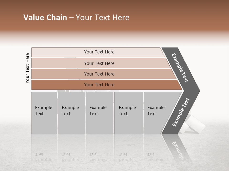 Men Columns White PowerPoint Template
