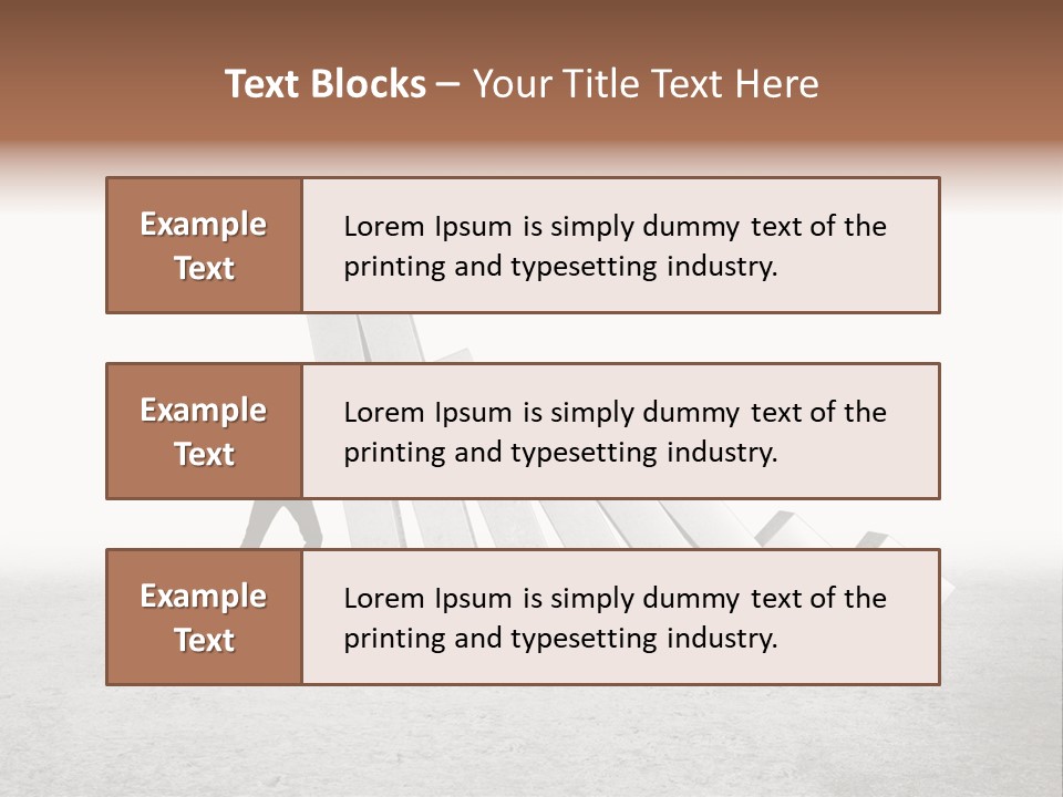 Men Columns White PowerPoint Template