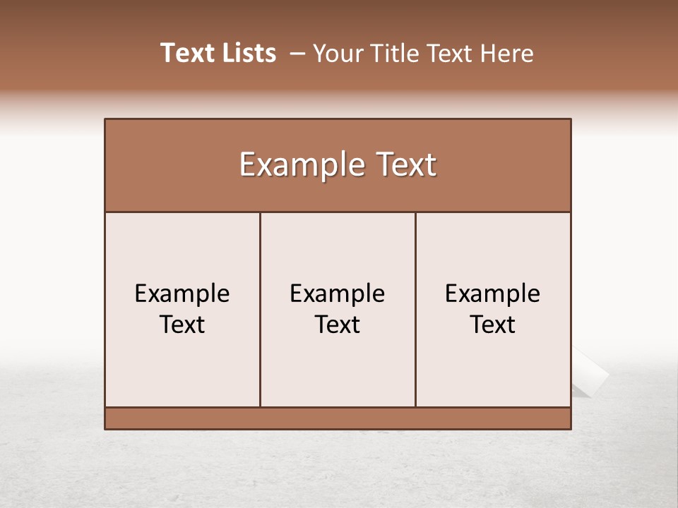 Men Columns White PowerPoint Template