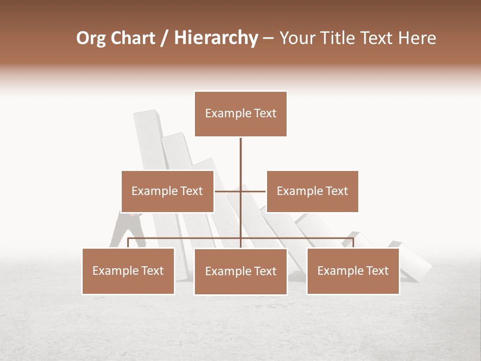 Men Columns White PowerPoint Template