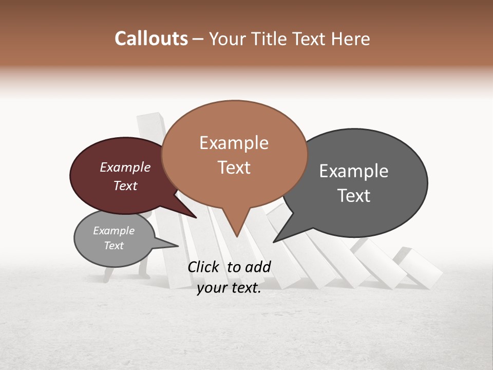 Men Columns White PowerPoint Template