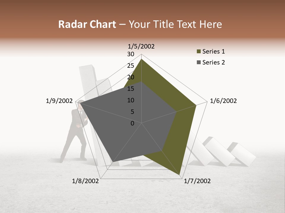 Men Columns White PowerPoint Template