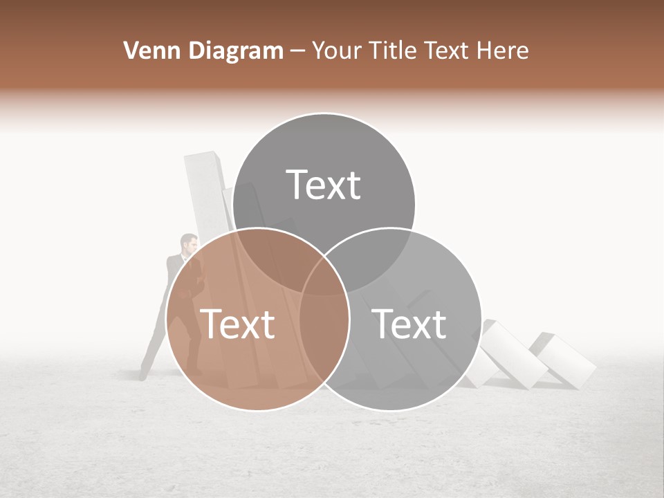 Men Columns White PowerPoint Template