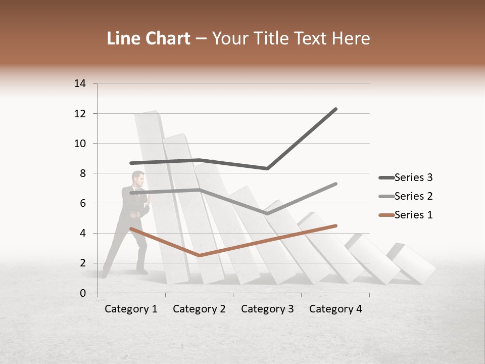 Men Columns White PowerPoint Template