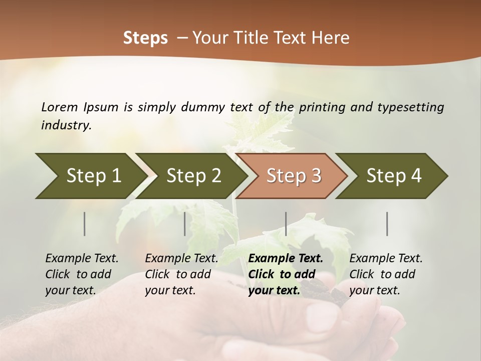 Plant Old Sprout PowerPoint Template
