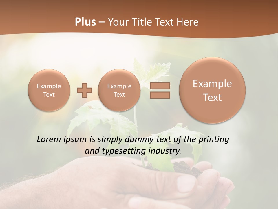 Plant Old Sprout PowerPoint Template
