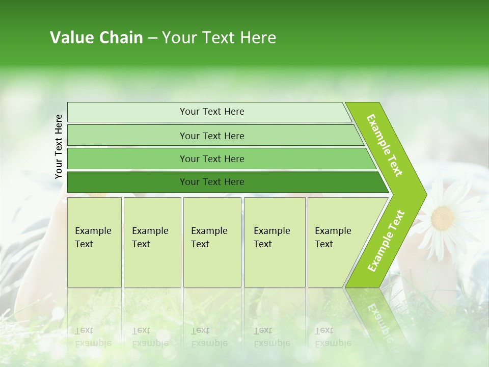 Outside Park Caucasian PowerPoint Template