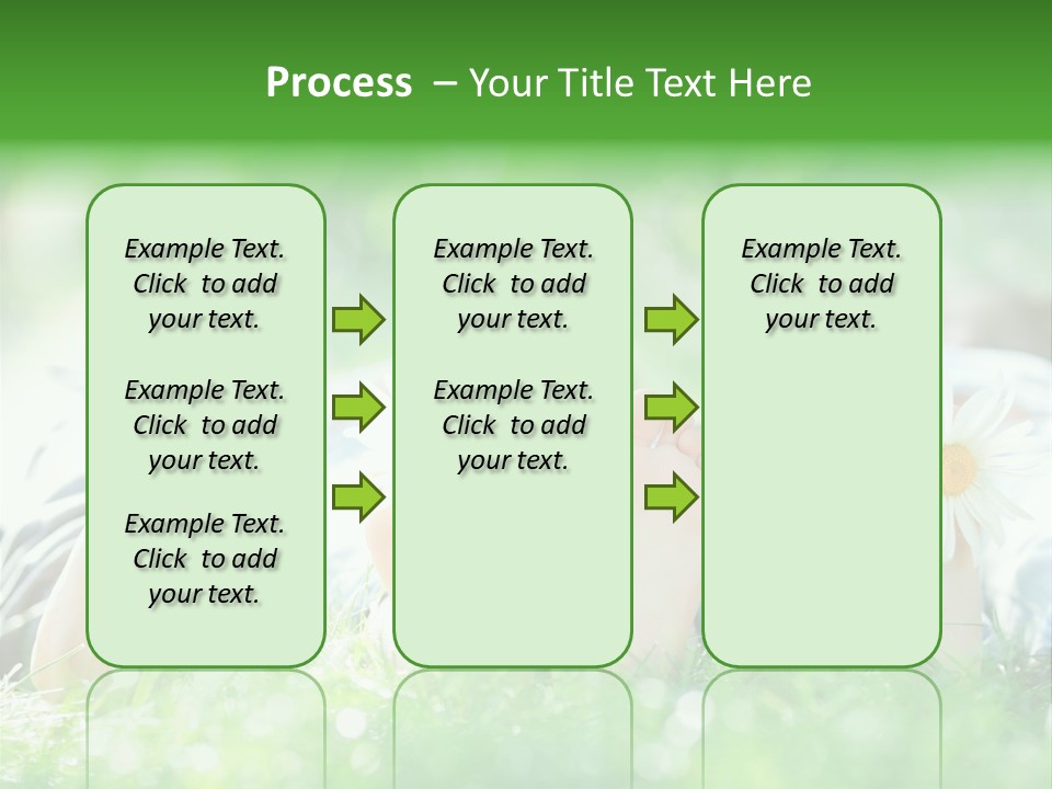 Outside Park Caucasian PowerPoint Template