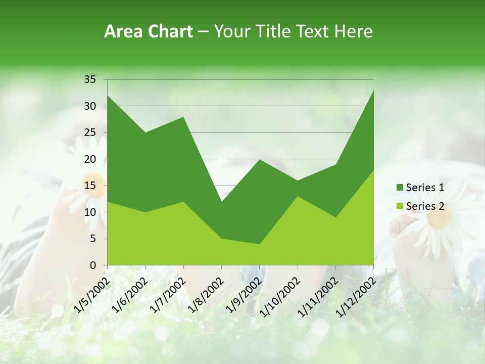 Outside Park Caucasian PowerPoint Template