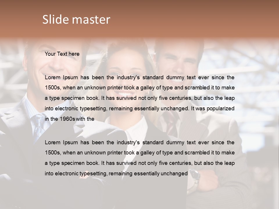 Man Happy Smile PowerPoint Template