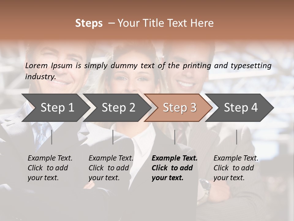 Man Happy Smile PowerPoint Template