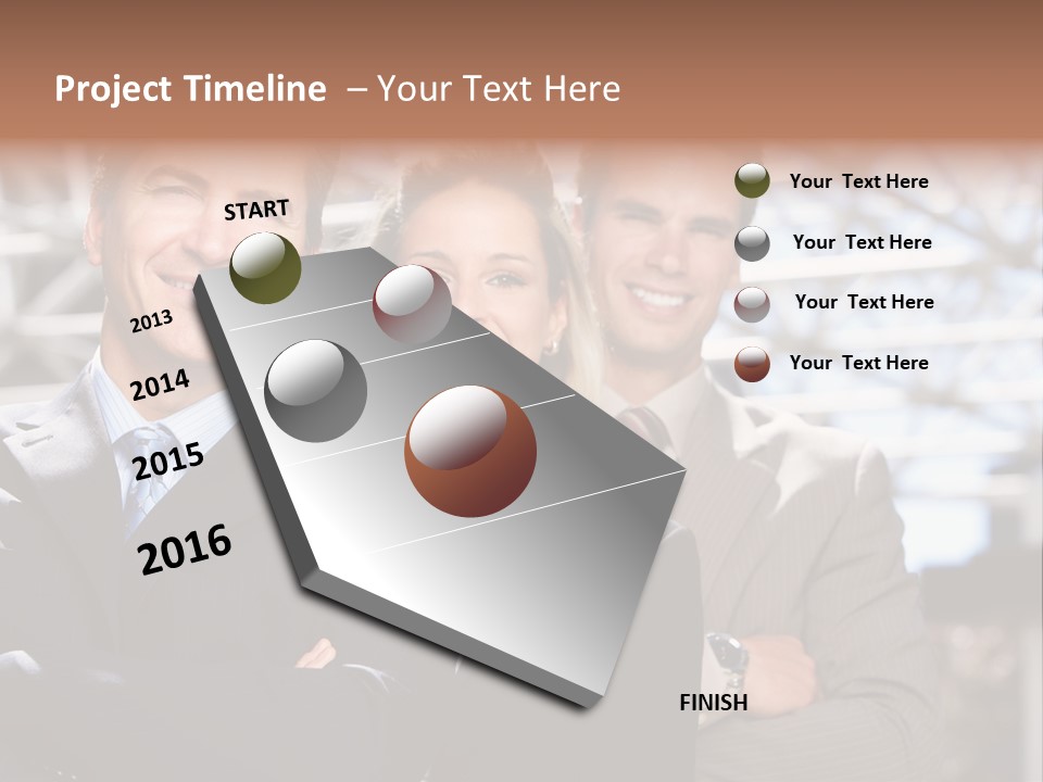 Man Happy Smile PowerPoint Template