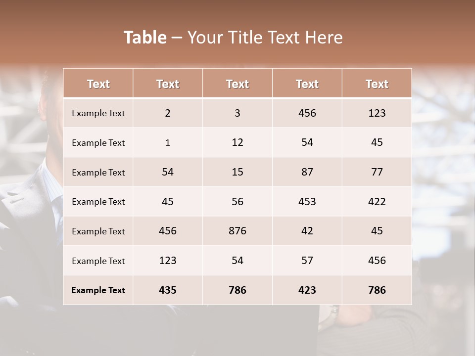 Man Happy Smile PowerPoint Template