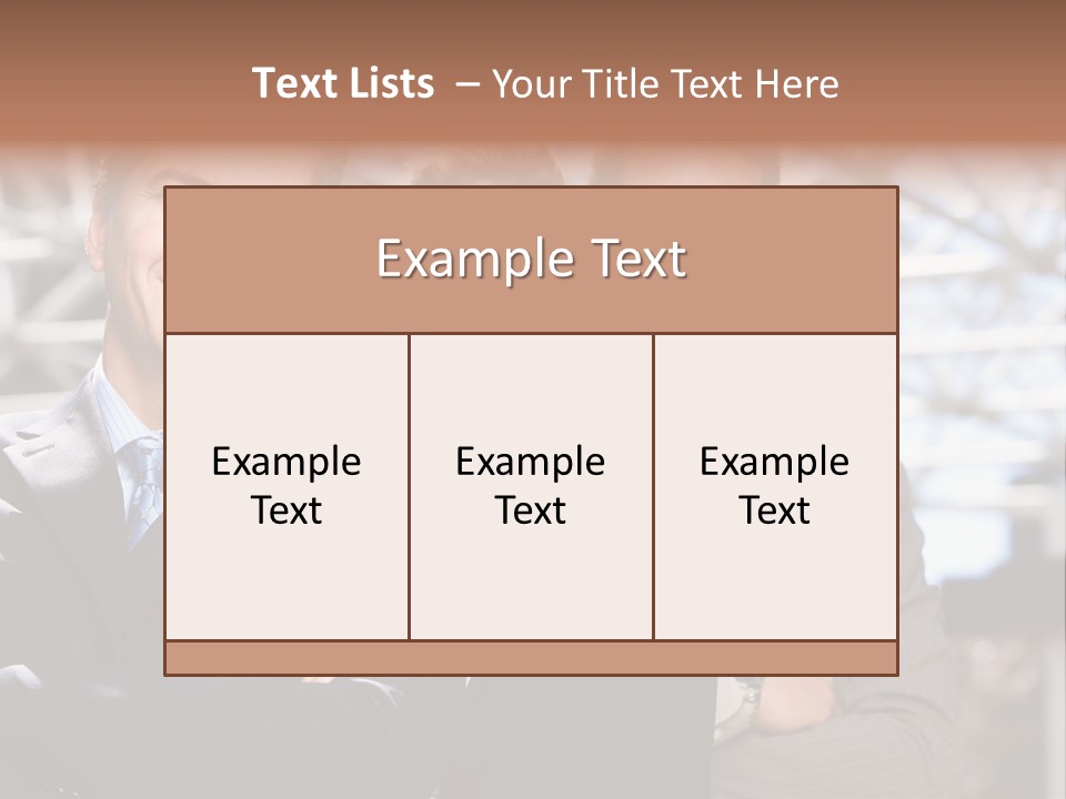 Man Happy Smile PowerPoint Template