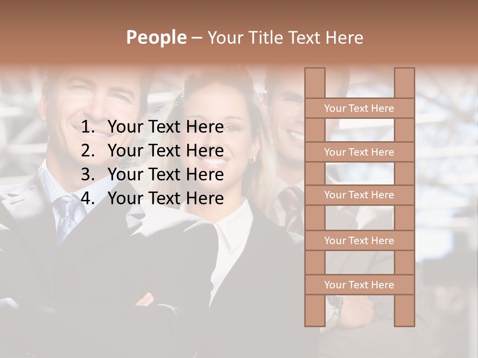 Man Happy Smile PowerPoint Template