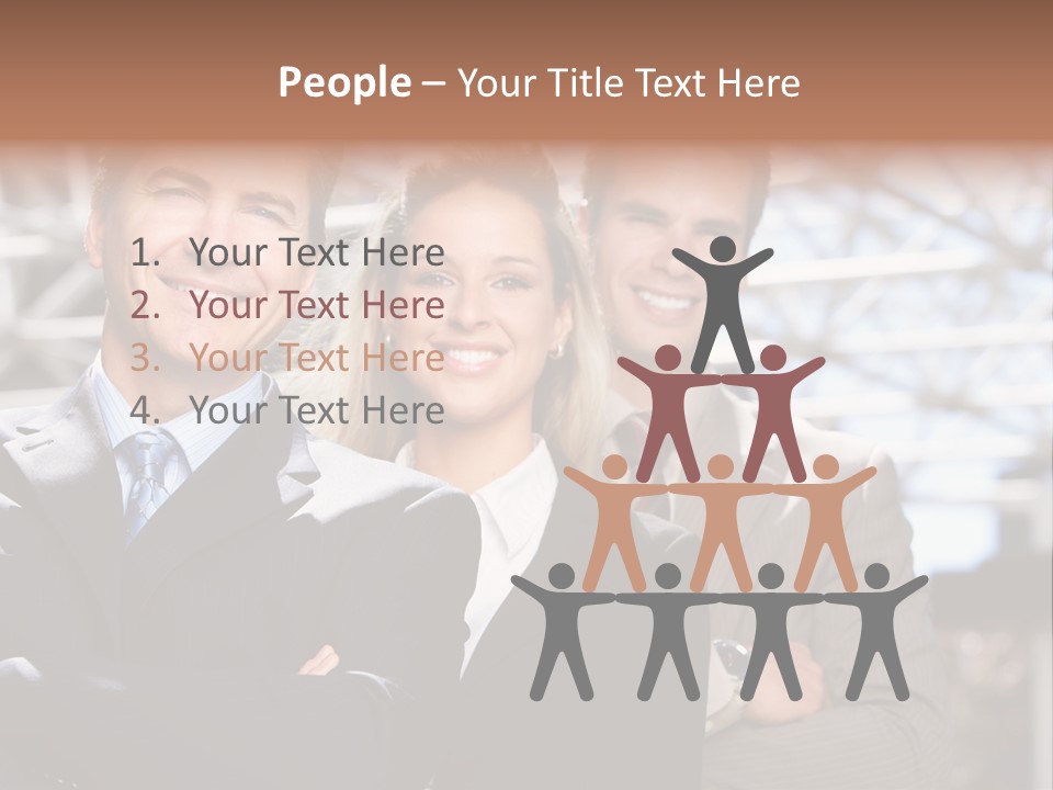 Man Happy Smile PowerPoint Template