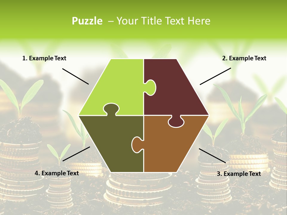 Making Money Progress Symbol PowerPoint Template