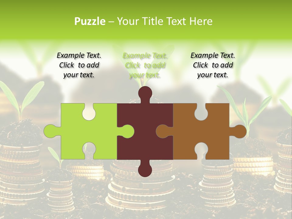 Making Money Progress Symbol PowerPoint Template