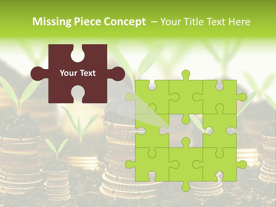 Making Money Progress Symbol PowerPoint Template