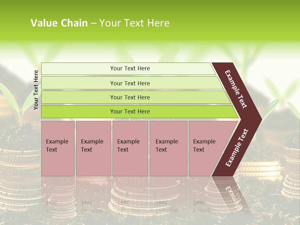Making Money Progress Symbol PowerPoint Template