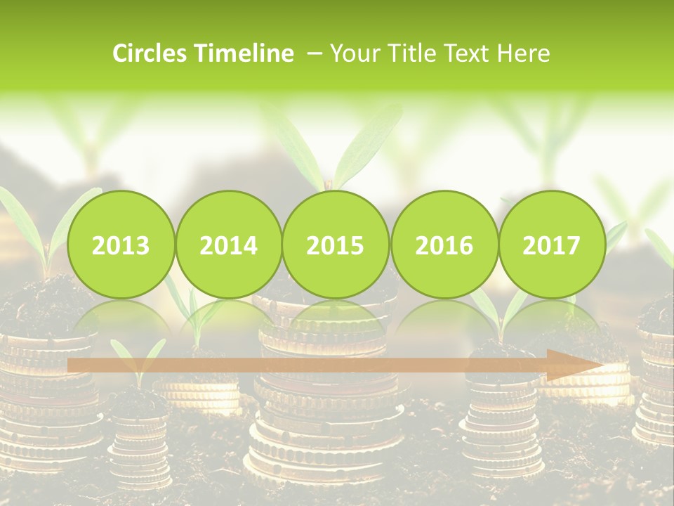 Making Money Progress Symbol PowerPoint Template