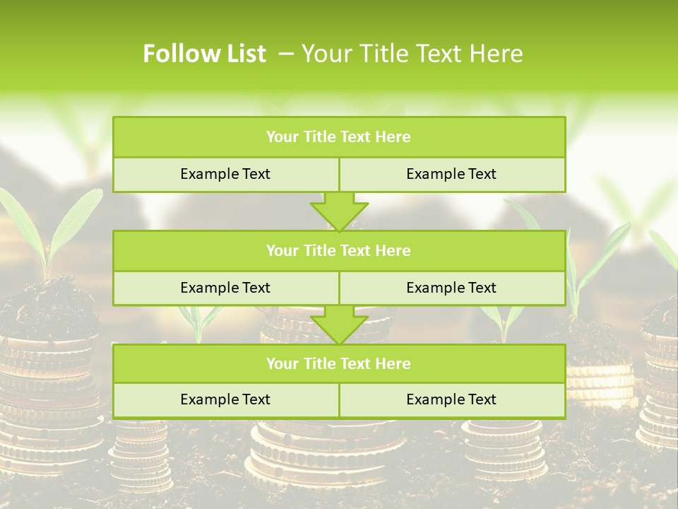 Making Money Progress Symbol PowerPoint Template